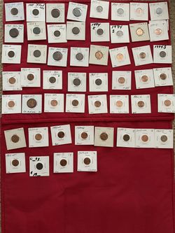 Penny Collection Some Wheats And Indian Heads