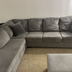 Grey Sectional Couch L-Shaped