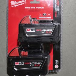 Milwaukee M18 Batteries 3.0