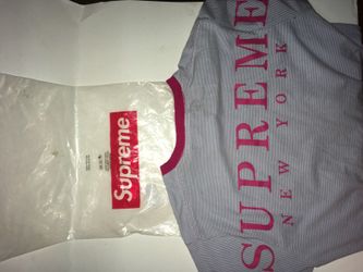 Supreme micro stripe tee