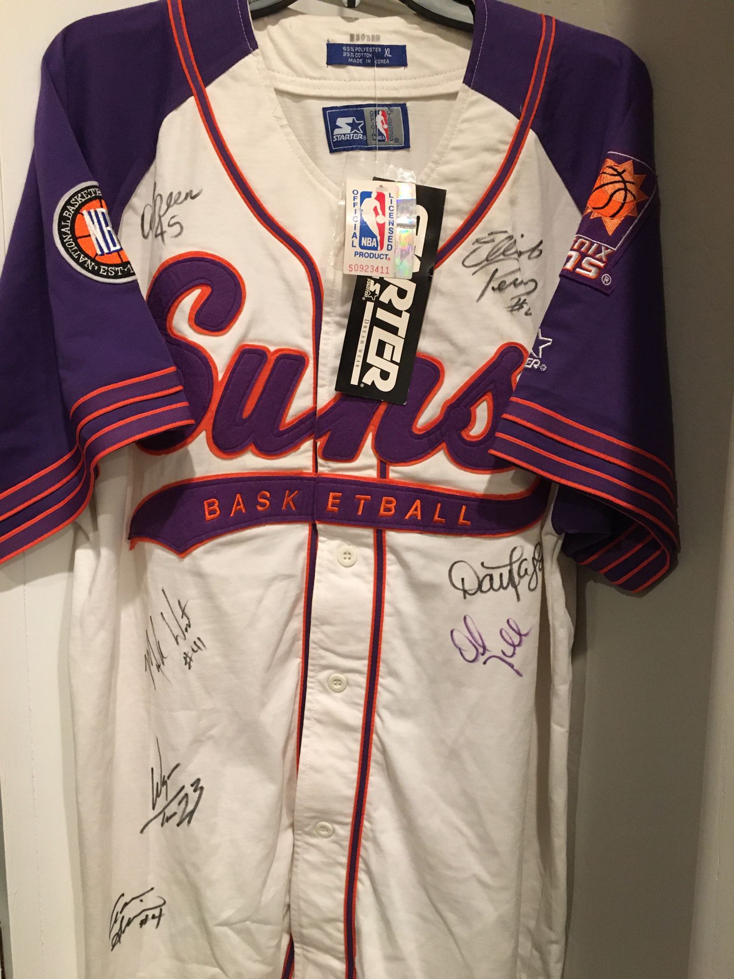 Official NFL, NBA and Soccer Autographed Jerseys