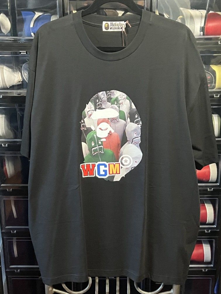 Bape Shark Seijin Photo Print T-SHIRT Relaxed XXL