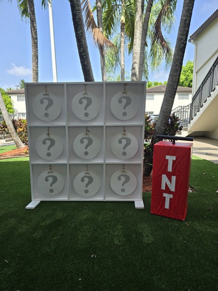 Gender Reveal / Baby Shower Tic Tac Toe Game Prop