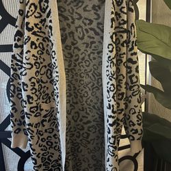 Fashion Nova Leopard Print Long Cardigan – Size [1X]