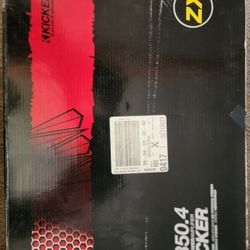 Kicker ZX350.4 with Audio Cables
