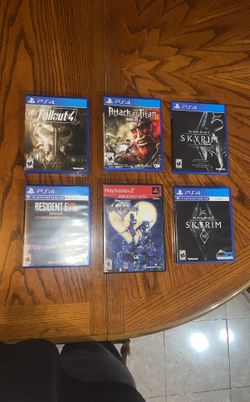 PS4 Games And Ps2 Game