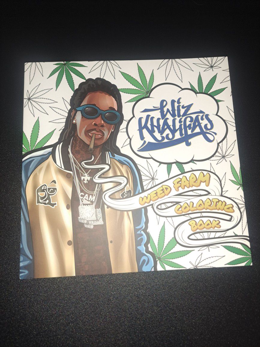 Wiz Khalifa Signed "Weed Farm" Coloring Book with Certificate of Authenticity (Beckett)