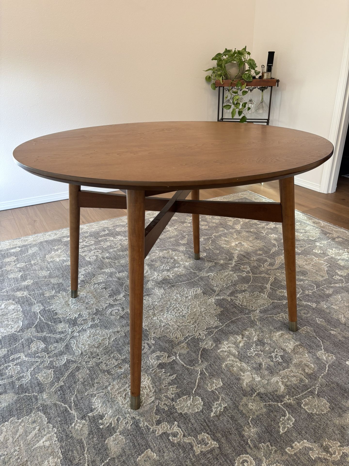 42” Wood Dining Table