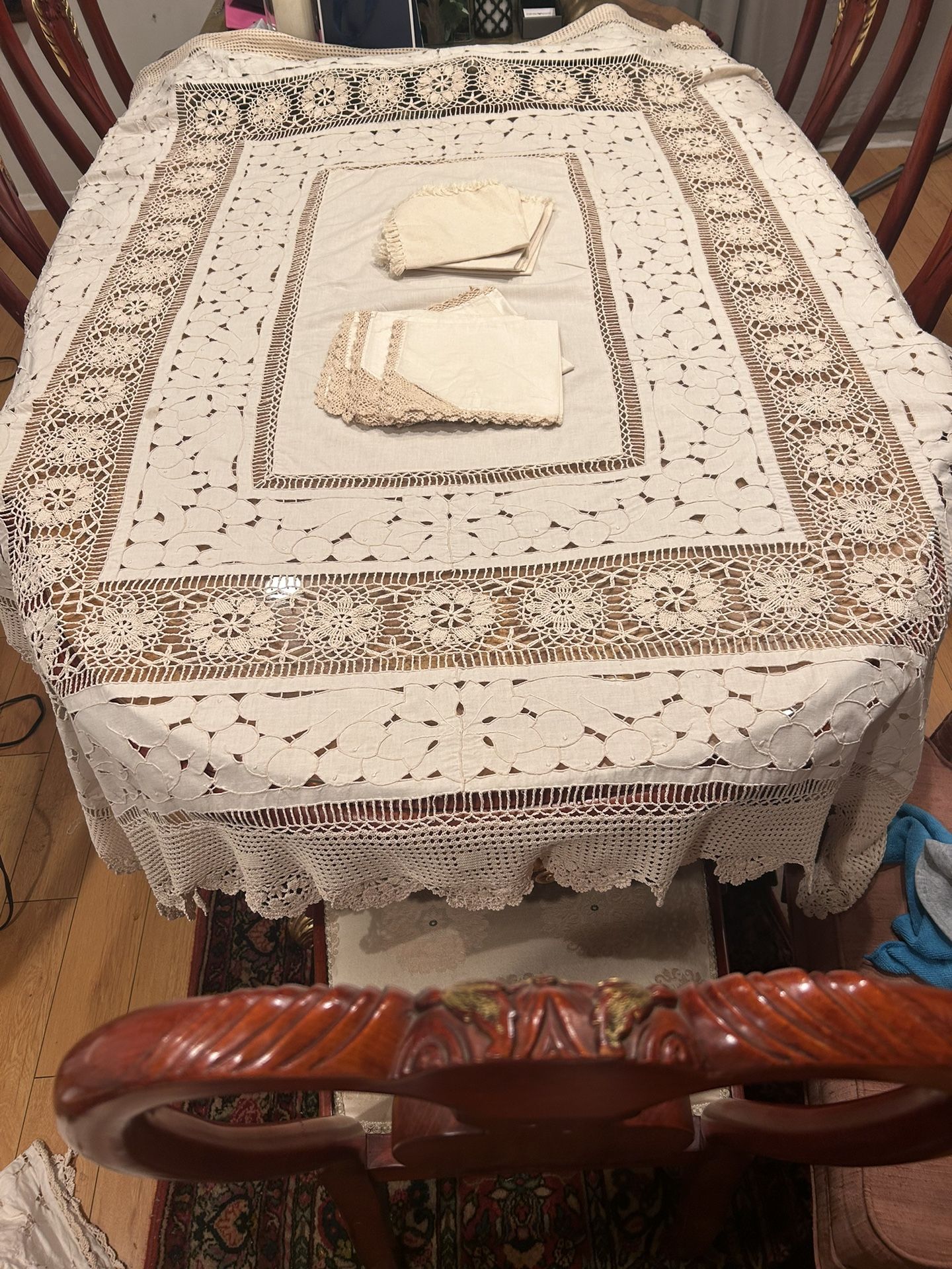 Hand Made Antique Table Cloth