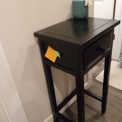 Small Black Tall Table 