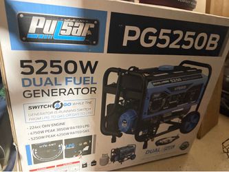 Pulsar PG5250B 5250W Dual Fuel Generator