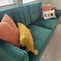 Green/Futon Couch