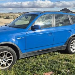 2005 BMW  X3 2.5 BLUE 