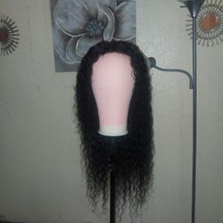 28 Deep Wave Lace Front 100% Brazilian Human Hair 
