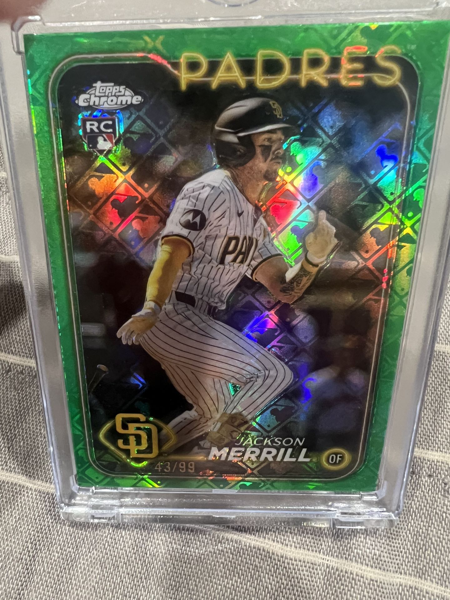 2024 Topps Chrome Jackson Merrill Logo Refractor /99