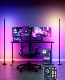 🌈 Uocub LED Magic Color Floor Lamps – 2 Pack