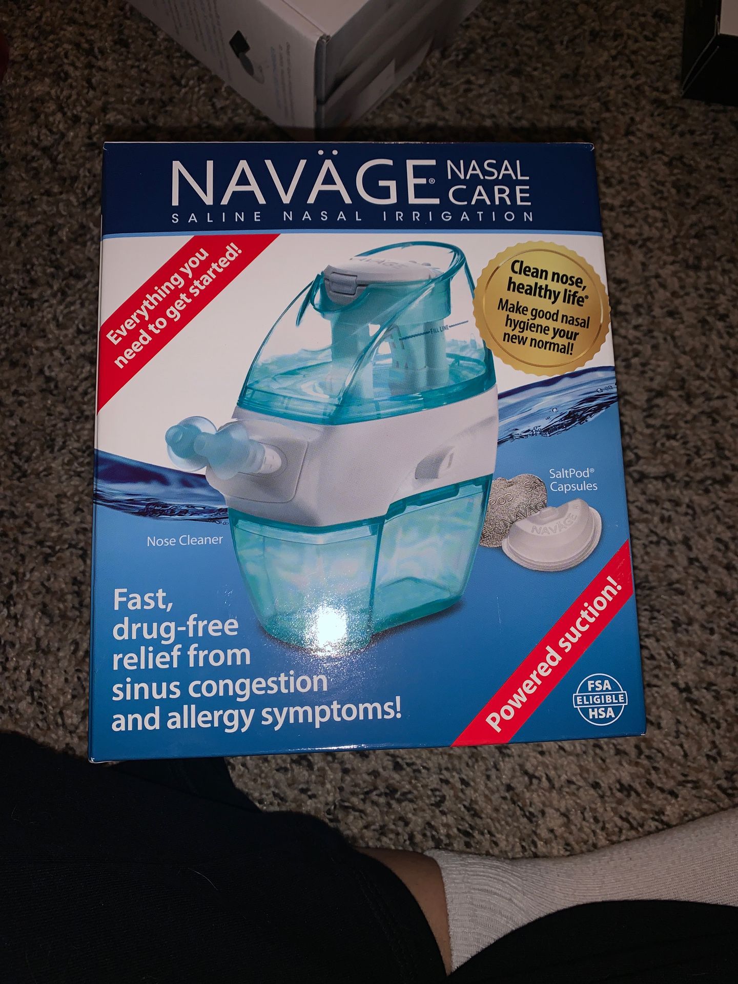 Brand new saline rinse