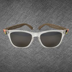 Razzi Polarized Matte Crystal Square Sunglasses 58mm