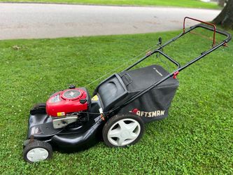 Craftsman 21” 6.5HP Briggs Engine Front Self Propelled Lawnmower with big bagger