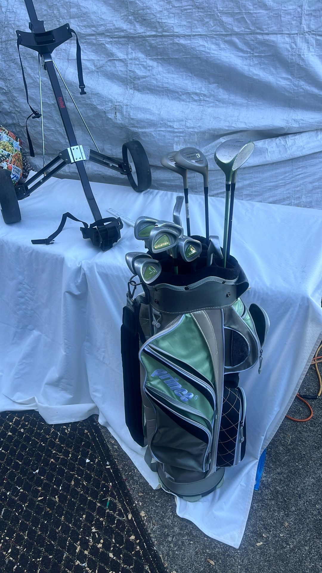 Women’s Golf Clubs Complete W/Bag & Cart