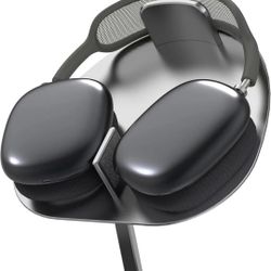 WIWU AirPods Max Stand with Sleep Mode, Aluminum Alloy Headphone Holder, Protective Silicone Pad, Solid Base, Compatible with Headbands up to 1.7 inch