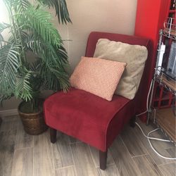 Red Decorative Loveseat