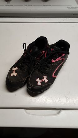 Under Armour Softball cleats size 2.5Y