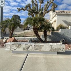 Modern Marble-Style TV Stand / Media Console