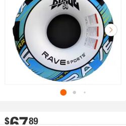 Great condition Rave sports Blade Towable Tube Float