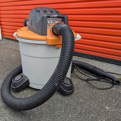 RIDGID 5.0 Peak HP Wet Dry Shop Vacuum