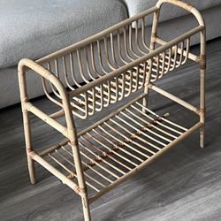 IKEA Rattan Plant Stand 