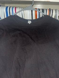 Black tee shirt blank