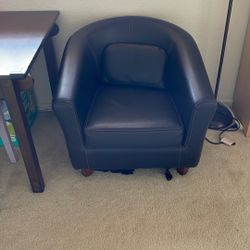 Kid-sized Leather Chair (pair) 