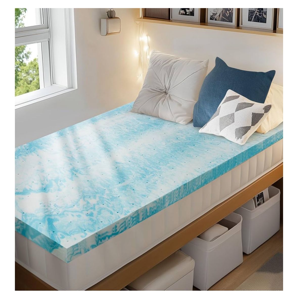 [FREE] PERLECARE 3 Inch Twin Memory Foam Mattress Topper