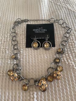Simply Vera Vera Wang Necklace and Earring Set