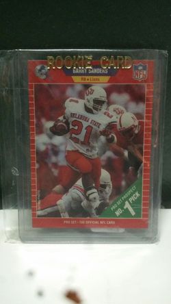 Barry Sanders rookie