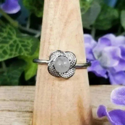 Moonstone Crystal Ring #1F