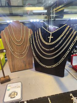 10k - 14k gold necklaces