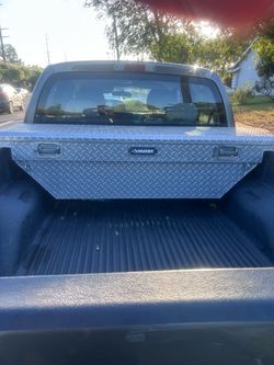 Husky truck bed tool box