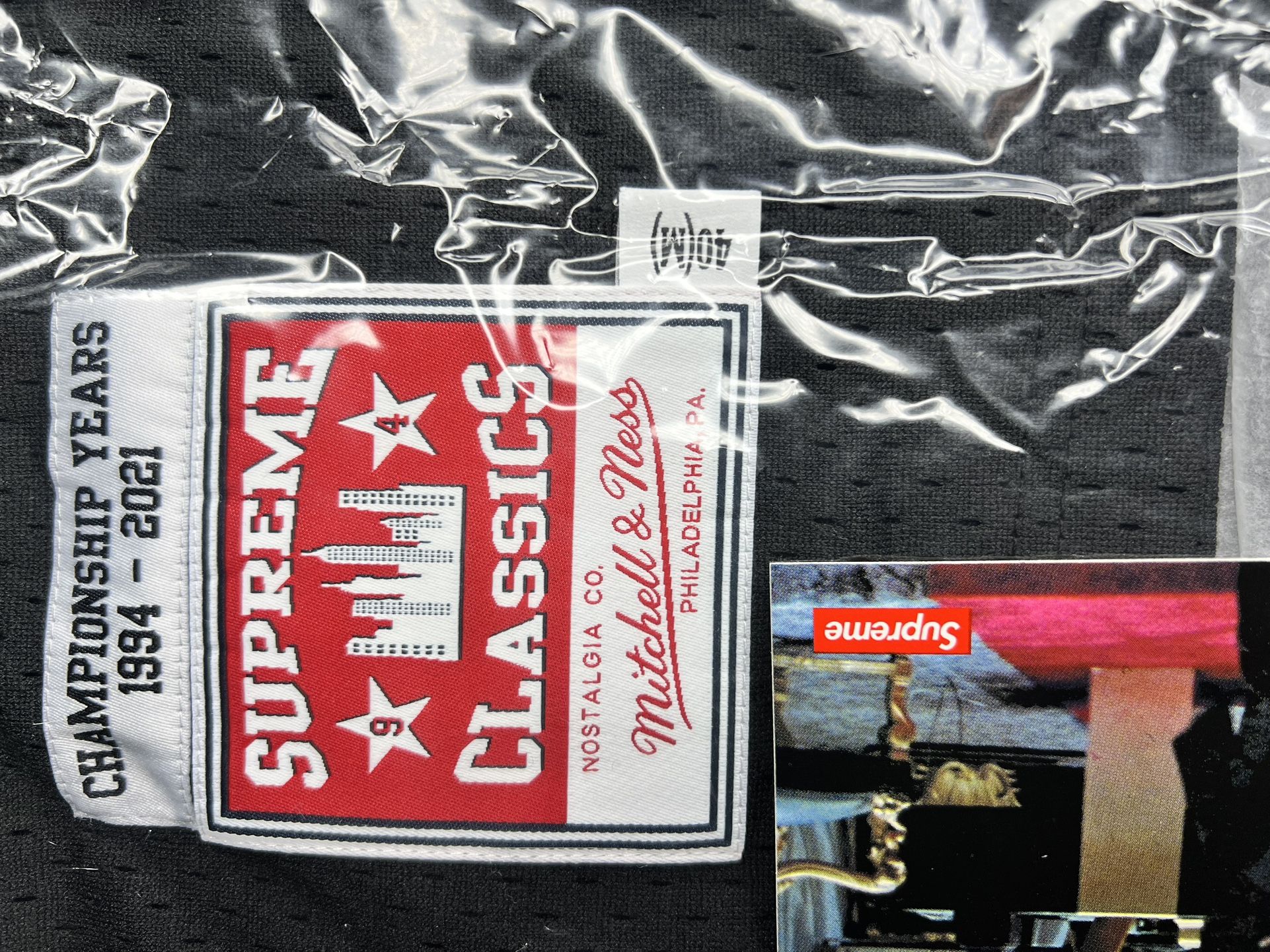 SUPREME/MITCHELL&NESS BASKETBALL JERSEY