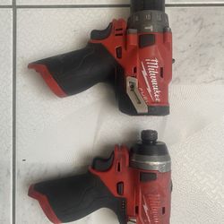 Milwaukee M12 Fuel Drill and Impact Combo
