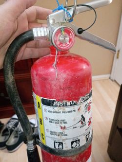 8.5 LB A-B-C FIRE EXTINGUISHER UP TO DATE