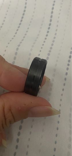 Men’s fashion stainless steel wedding band size 10