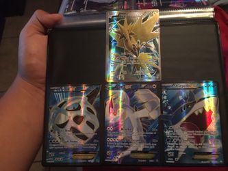 Pokémon cards lugia ex Zapdos ex