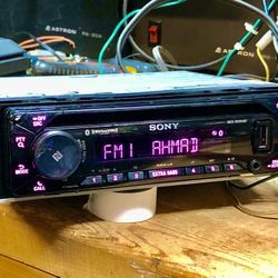 Sony Cd USB Auxiliary Bluetooth Audio Car Stereo Head Unit 