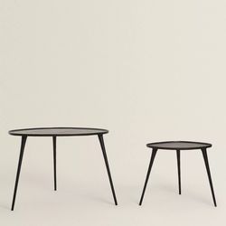 Zara Home Metal Black Nesting Tables