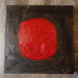 Hand Painted 12x12 Oil On Canvas Painting 