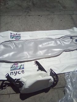 Nyce pink and white kayak complete