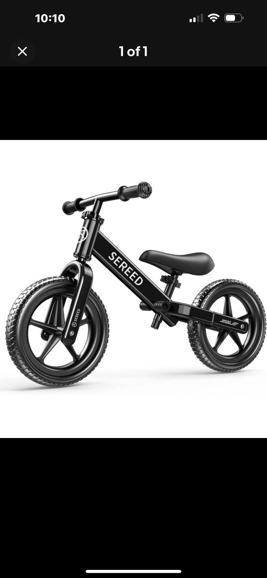 SEREED Toddler Balance Bike
