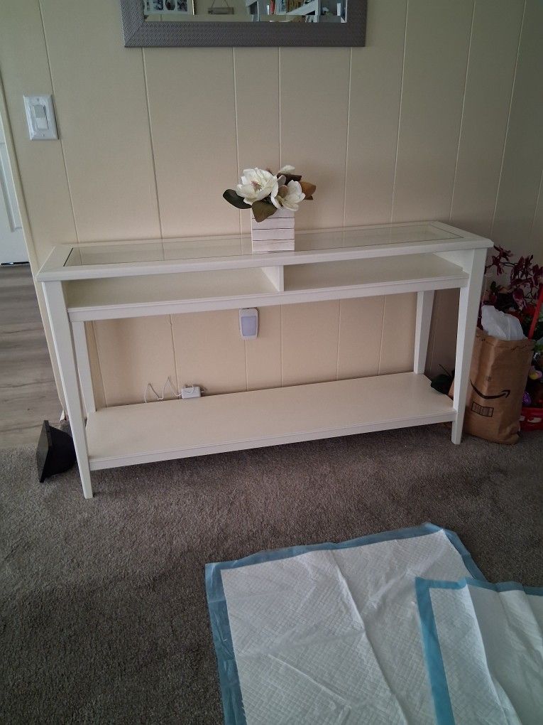 SOFA TABLE / CONSOLE TABLE WOOD BY IKEA LIATORP